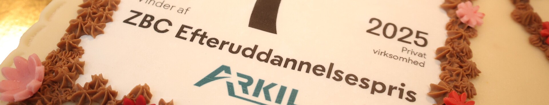 ARKIL Næstved modtager ZBC’s Efteruddannelsespris - Privat virksomhed 2025