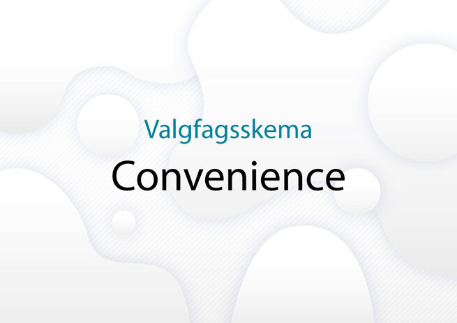 Valgfagsskema-Convenience