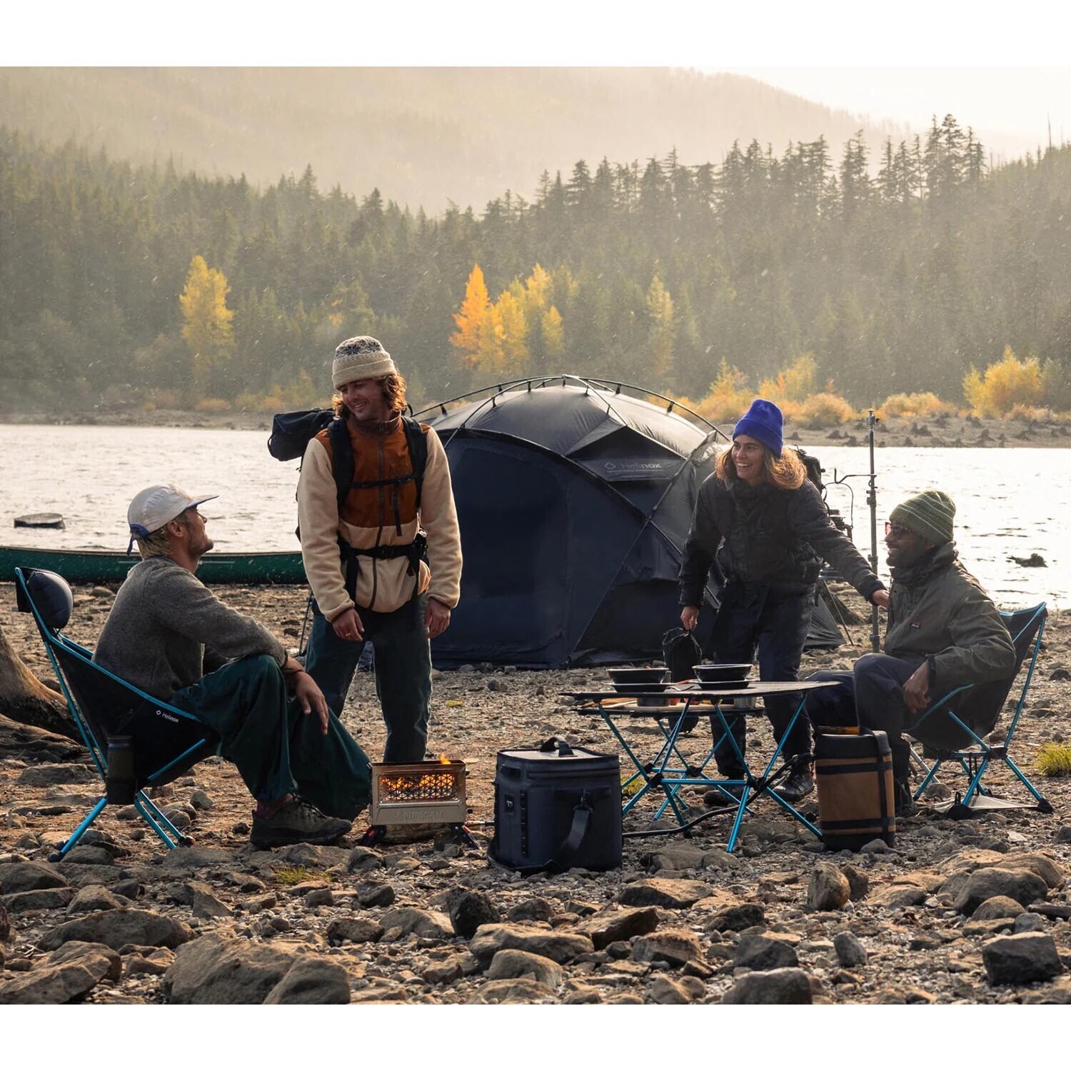 Helinox Chair One campingstol i genanvendt materiale
