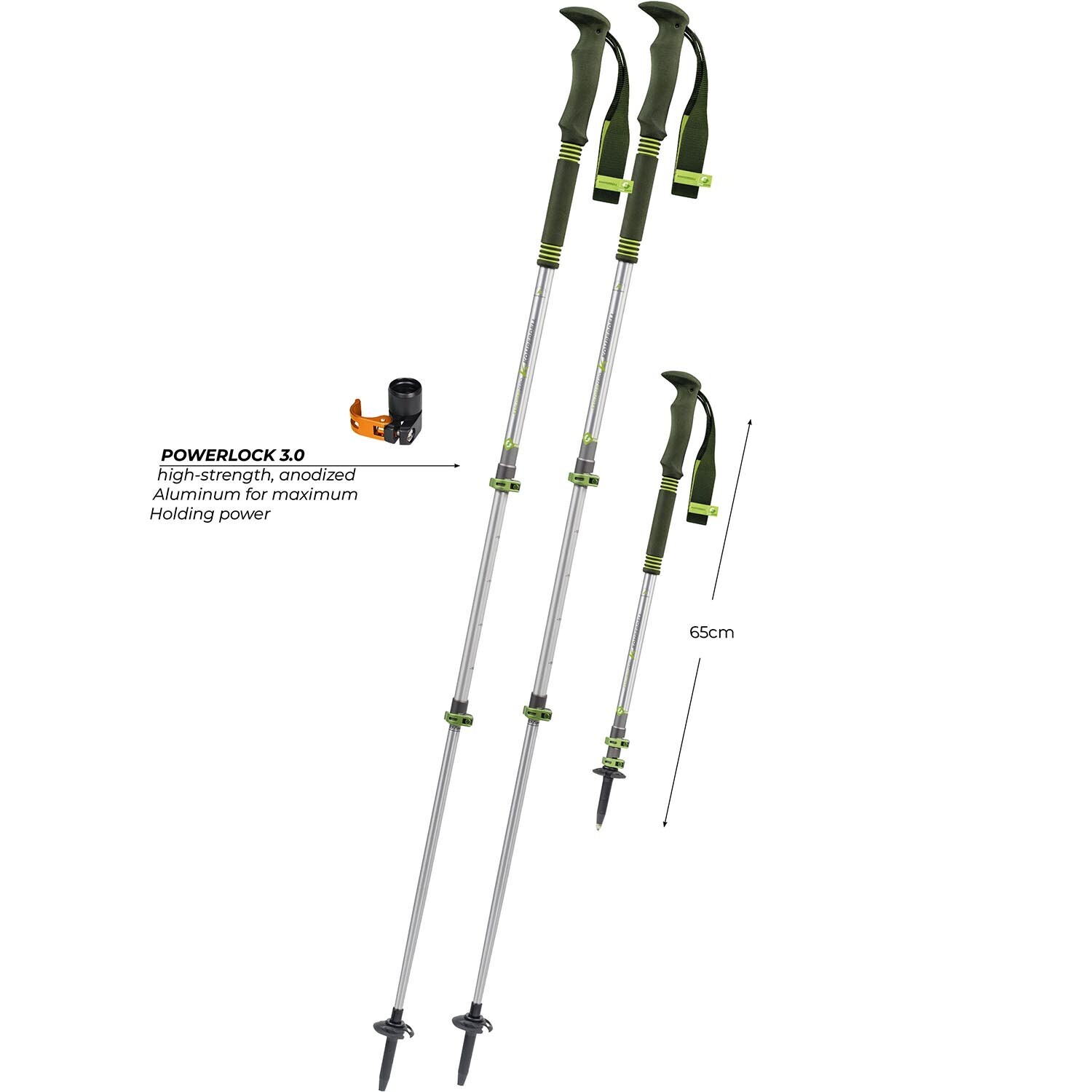 Komperdell Explorer Zero vandrestav i aluminium