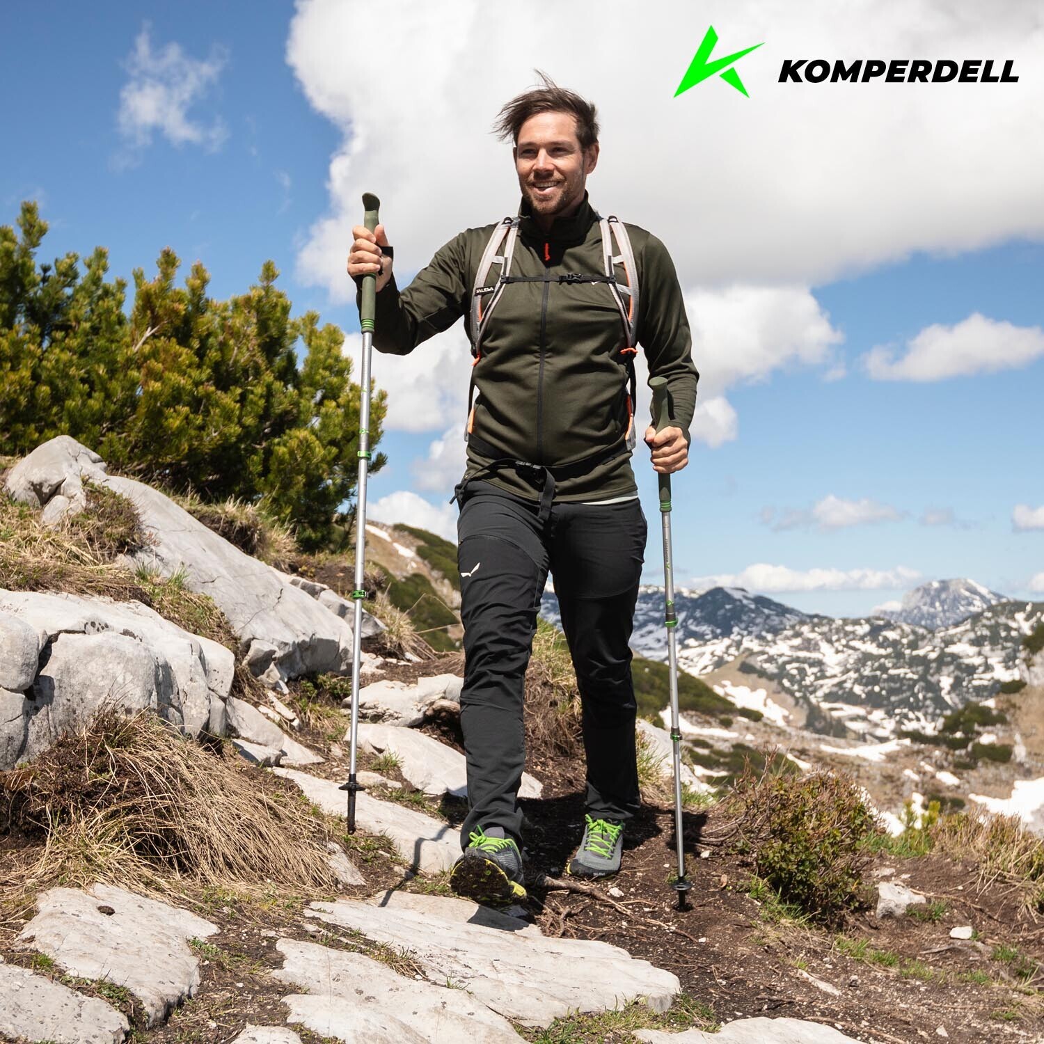 Komperdell Explorer Zero vandrestav i aluminium