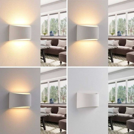 Lindby Heiko Wall Lamp White Lindby 9621352