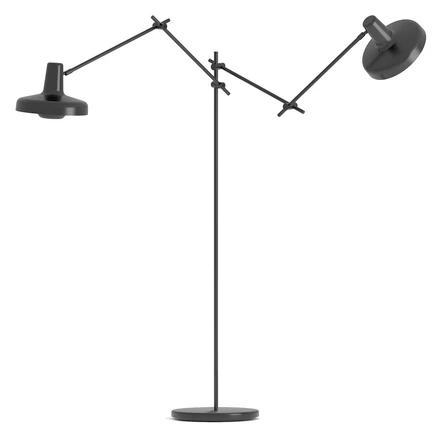 Arigato Floor Lamp Double Black Grupa Buy online