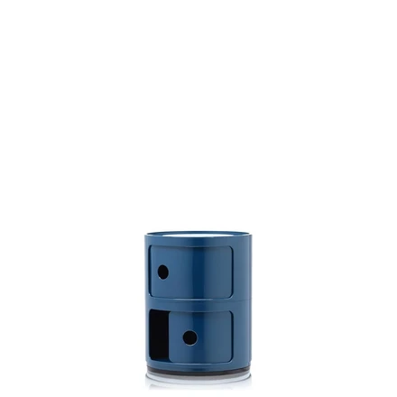 Componibili 2 Side Table Blue - Kartell - Buy online Componibili 2 Side Table Blue - Kartell - Buy online