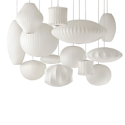 Nelson Saucer Bubble Pendant M Off White Herman Miller Buy online