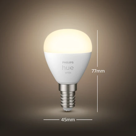 Buy Philips Hue Bulbs E14 (LED P45) 5,7W 2700K White