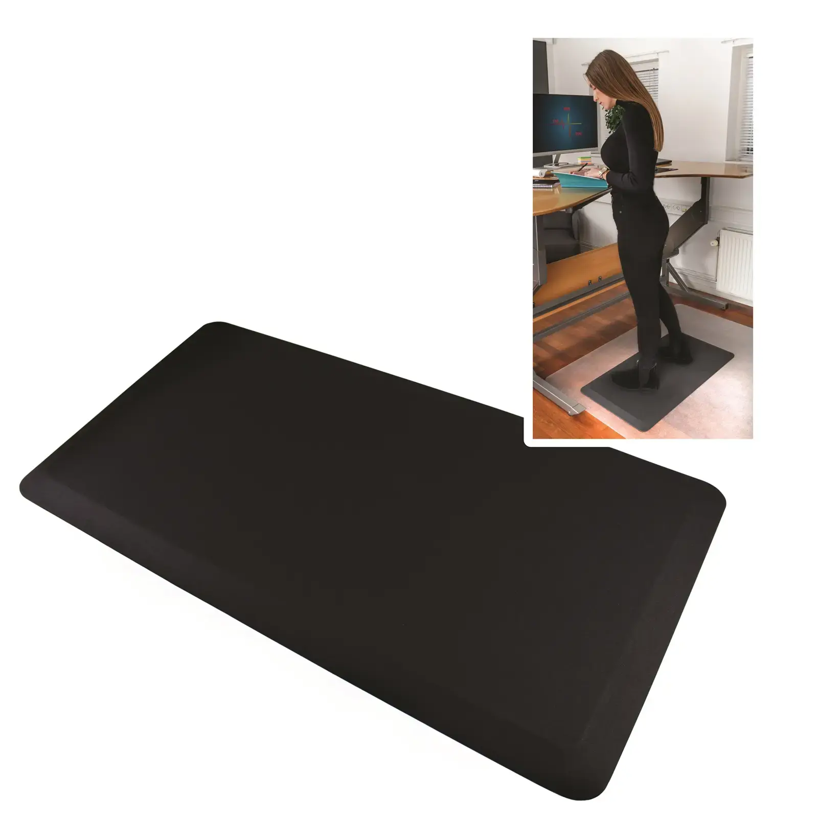 Aflastningsm tte Floortex AFS TEX 3000 50x100 Cm Midnight K b Billigt aflastningsm-tte-floortex-afs-tex-3000-50x100-cm-midnight-k-b-billigt