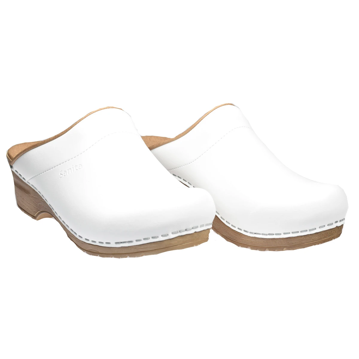 Sanita white clogs on sale