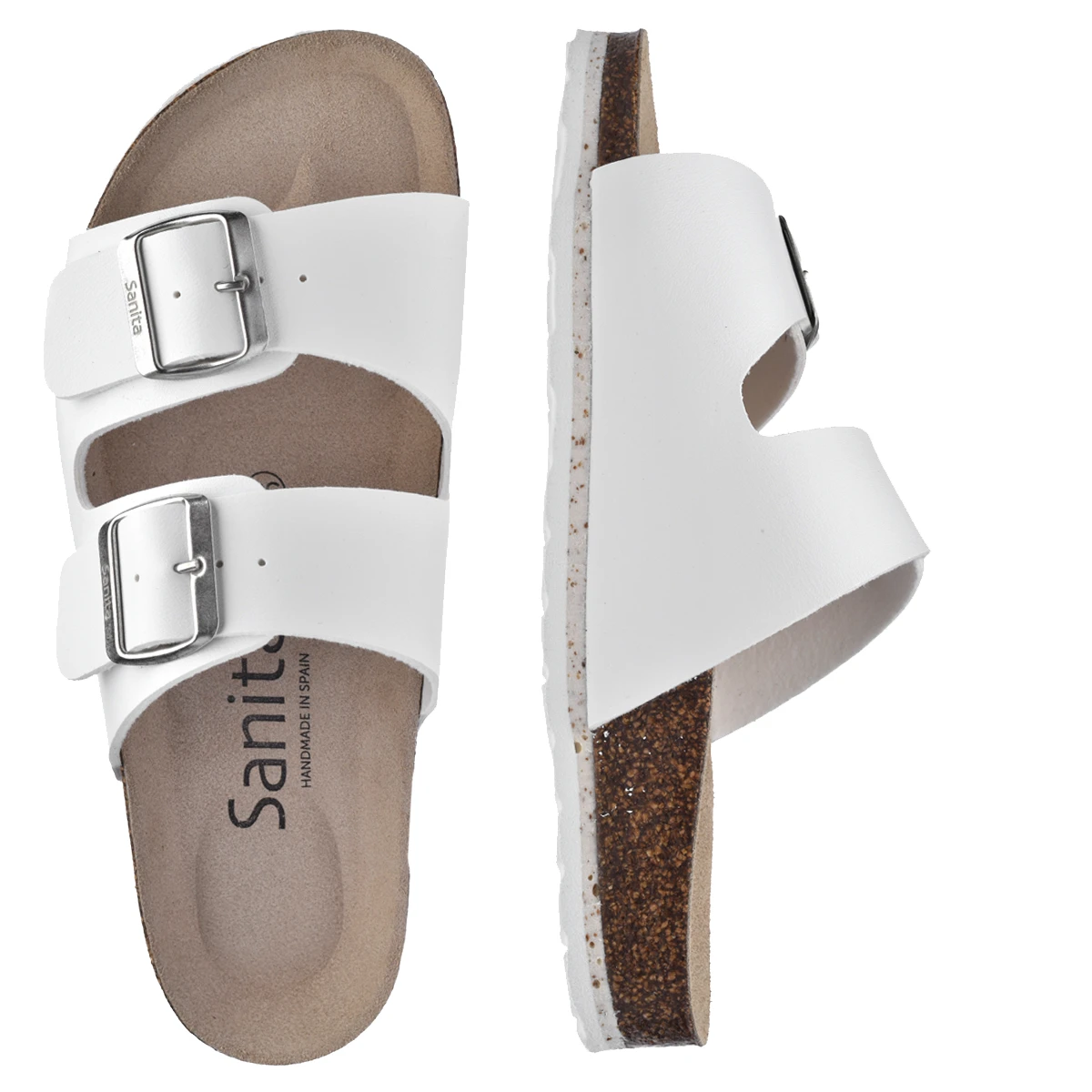 Skylight dårligt sokker Sanita Bio Ibiza Recycled Sandal 480003 1 Hvid - Pris kr. 384.3 - Fri fragt