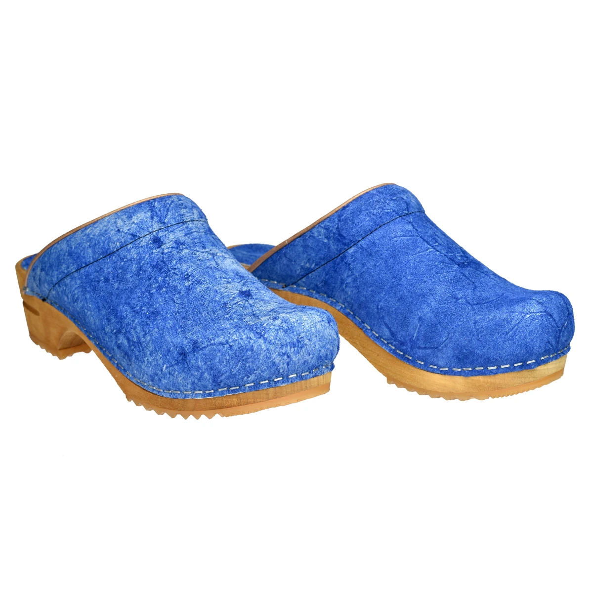 Blue swedish deals clogs