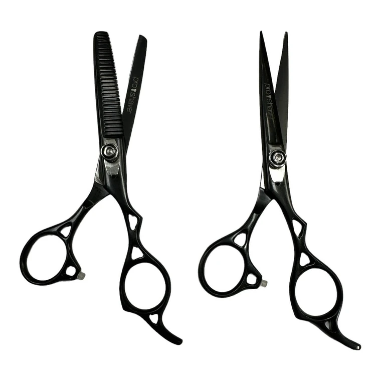 Stainless Steel Professional Hairdresser Scissors, Sketch Style