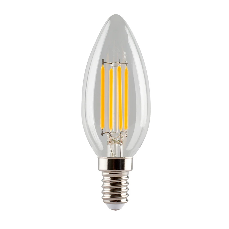 Bulb LED 4W 470lm Kerte Clear CRI90 Dimmable E14 e3light