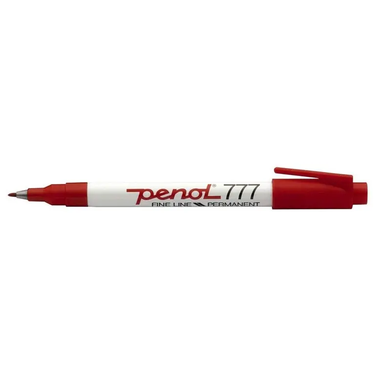 Marker Penol 777 rød 1,0mm » Køb online hos LINDS.dk