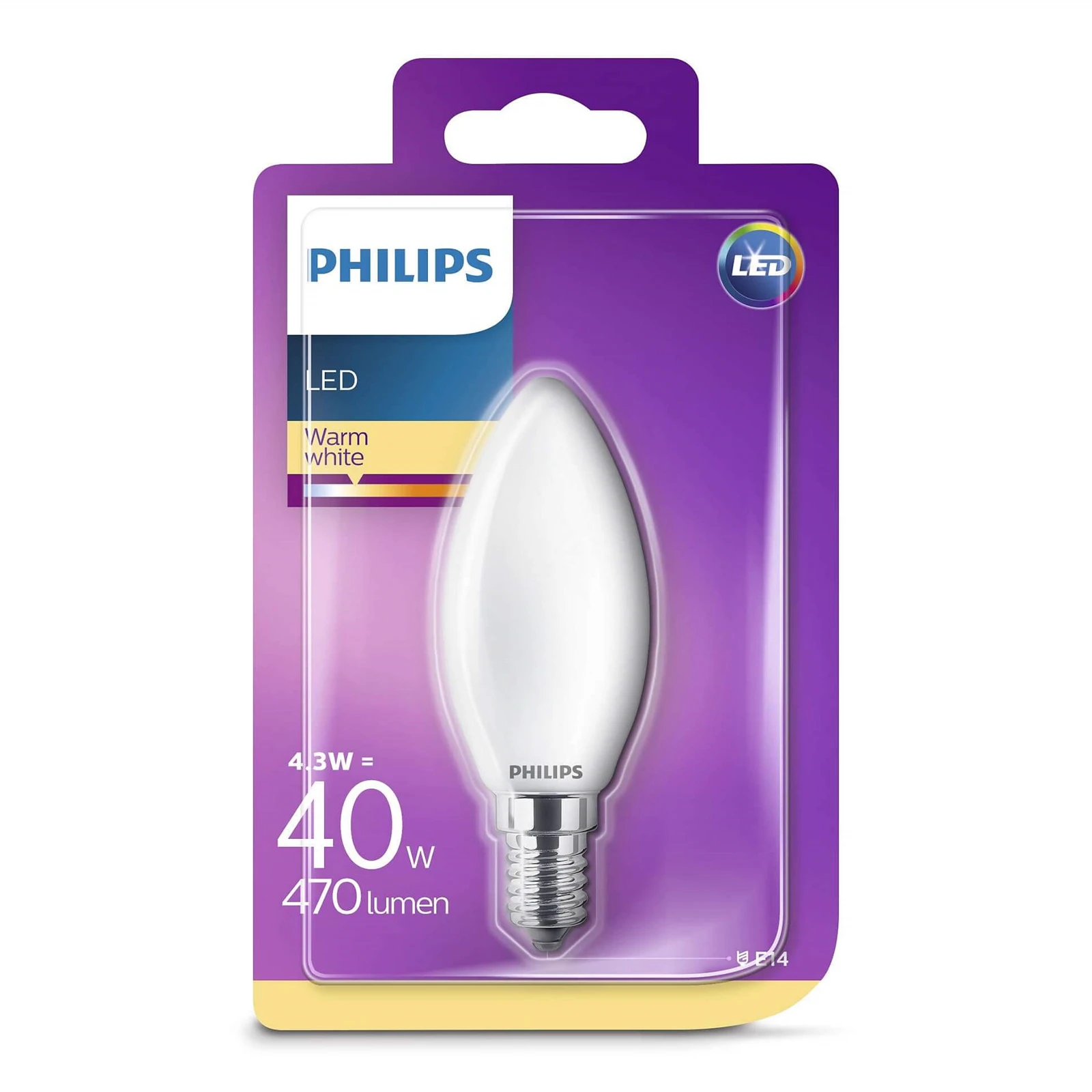 Ampoule Four PHILIPS E14 15W