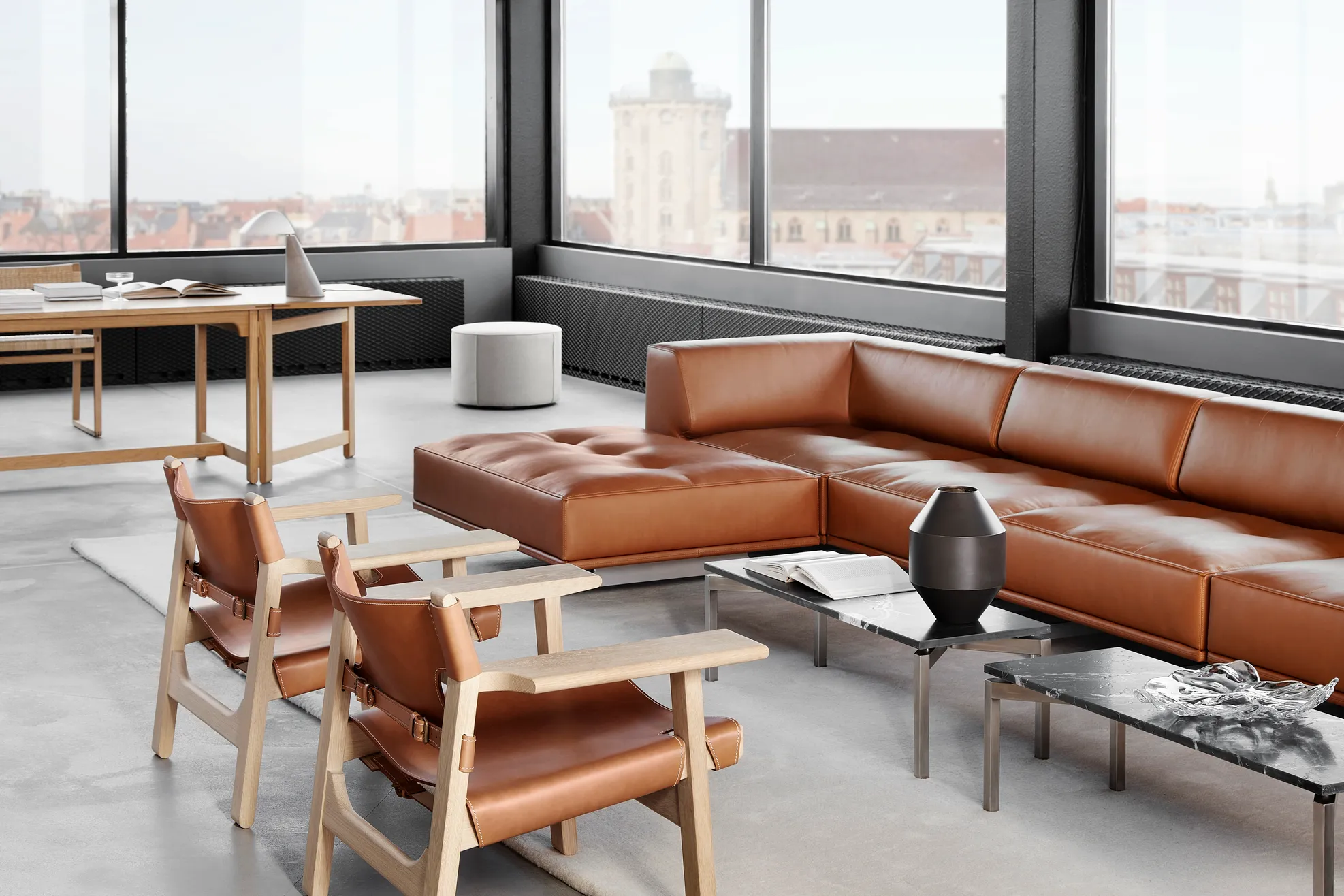 Repaste tyngdekraft Prestige EJ66 sofabord med marmor | Køb sofabord 45x130 fra Erik Jørgensen her