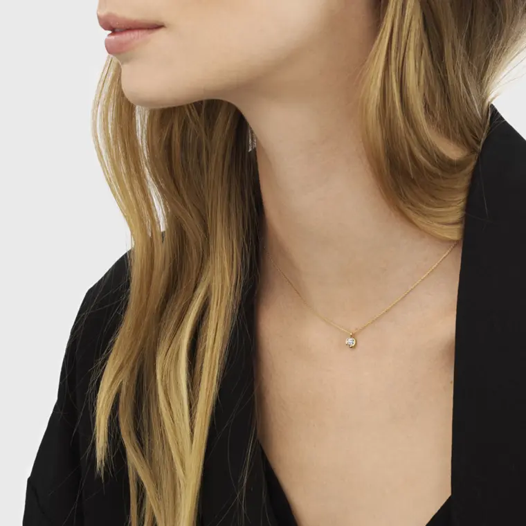 ribben hjælp Kom forbi for at vide det Georg Jensen Mercy halskæde 0,20ct 20001085