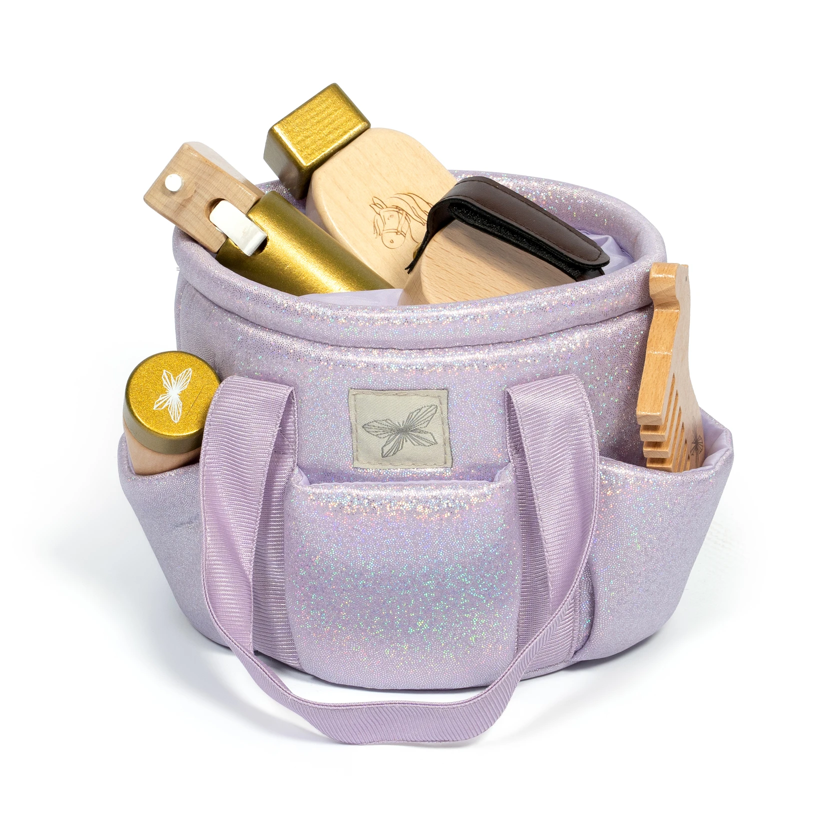 Purple grooming bag hotsell