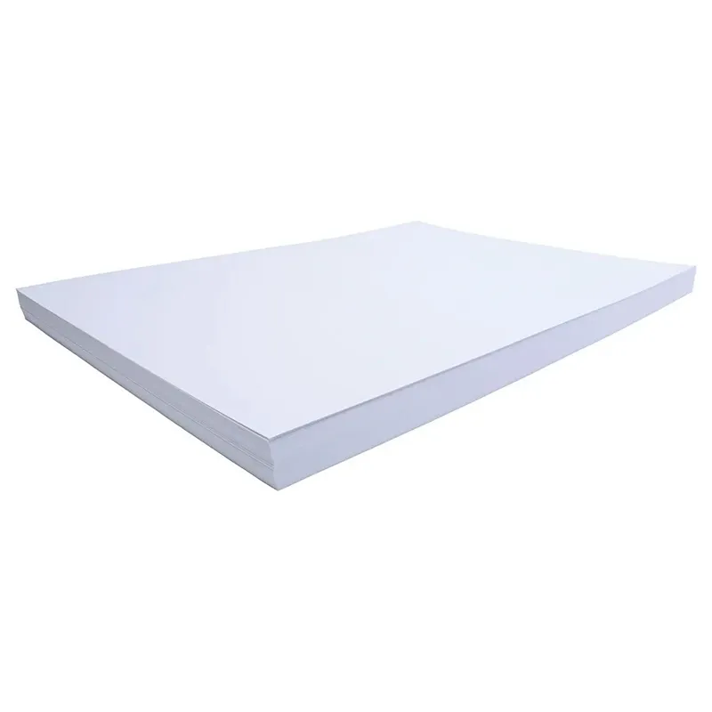 "Køb hvidt karton i 50x70 cm - 100 ark/pk"