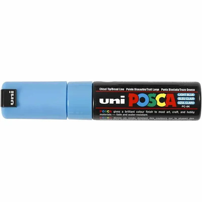 Posca PC-8K Light Blue fantastisk nuance, mm. spids
