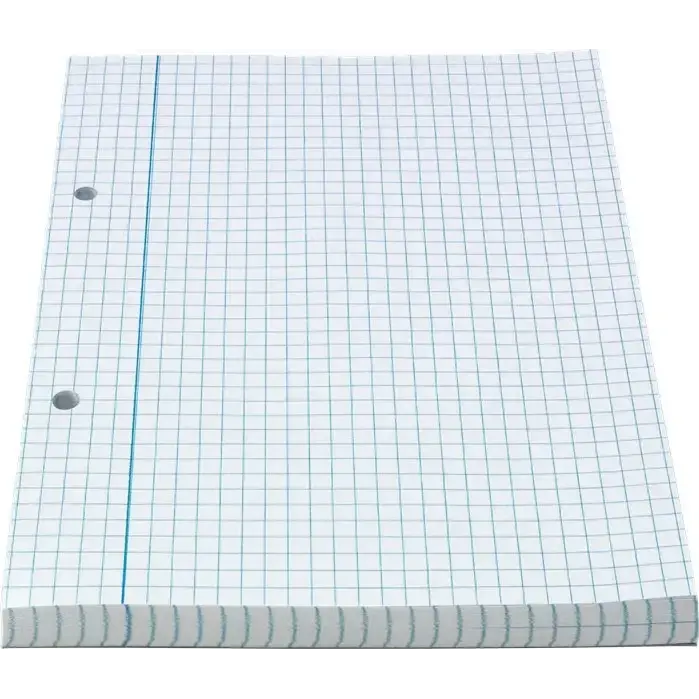 Notesblokke sidelimet A5 kvadreret Bantex 2H 100 ark 60g - Køb billigt ...