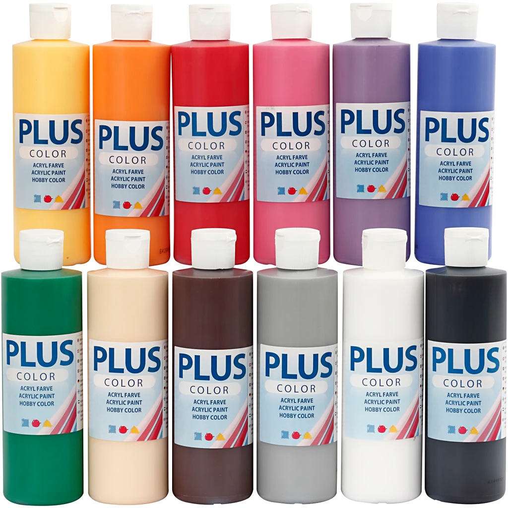 Plus Color hobbymaling black - 60 ml - Køb billigt på Grafical.dk