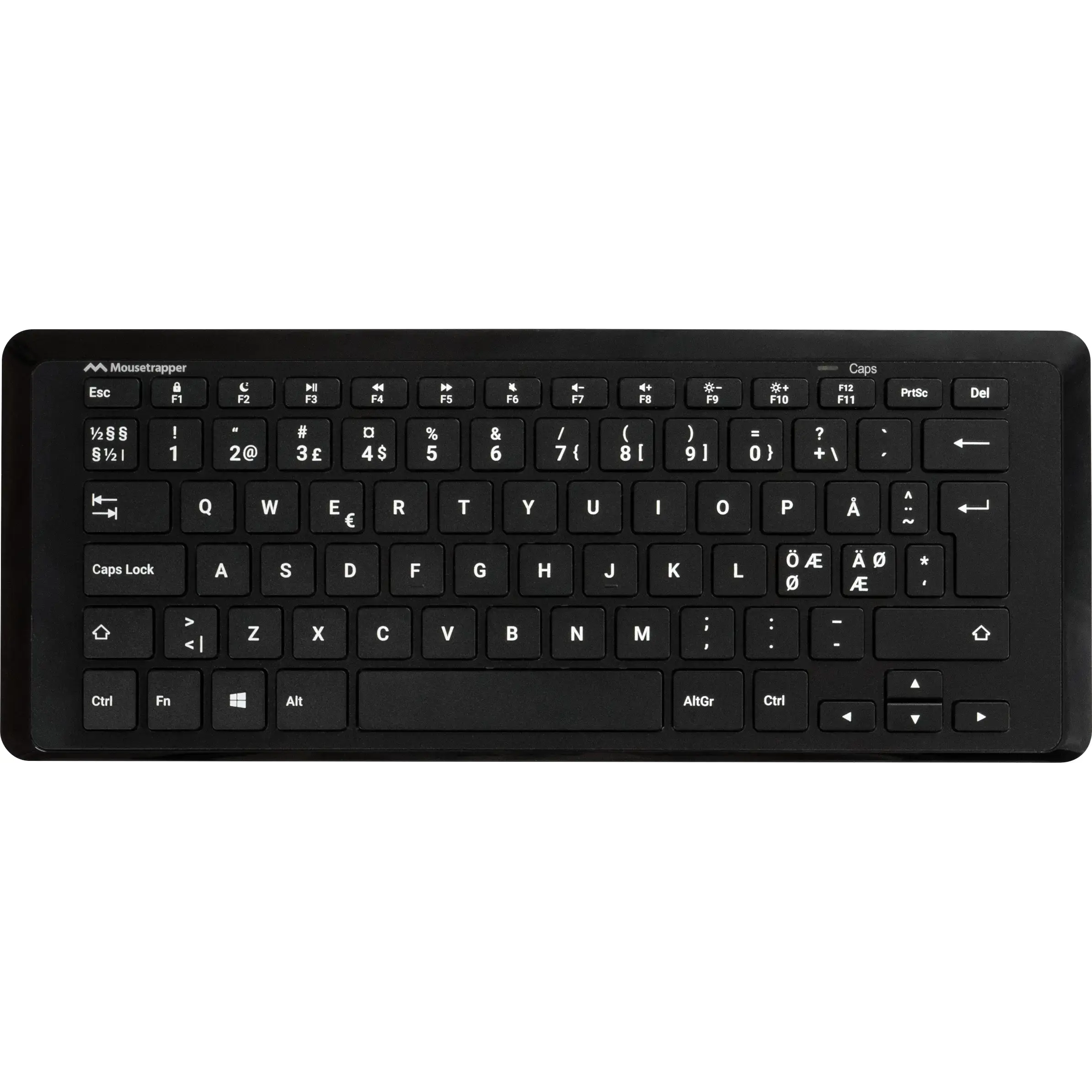 Mousetrapper Type Mini Wireless Keyboard, Black - Køb billigt på ...
