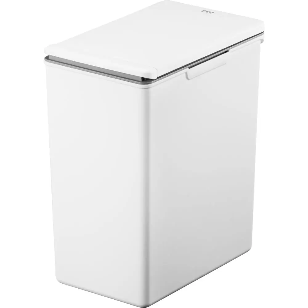Affaldsspand EKO Morandi Touch Hvid Plast 20 L Med Touch L g Og affaldsspand-eko-morandi-touch-hvid-plast-20-l-med-touch-l-g-og