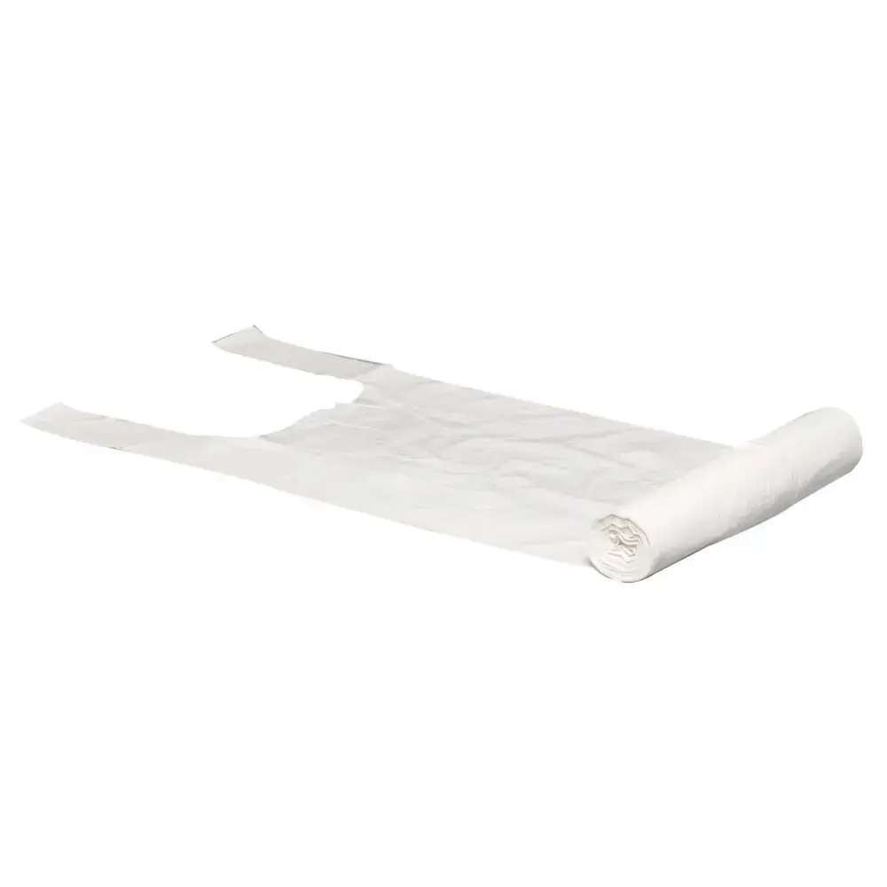 Bærepose Poly-Line LDPE hvid 20 my 37x60 cm 15 L - 50 ruller - Køb ...