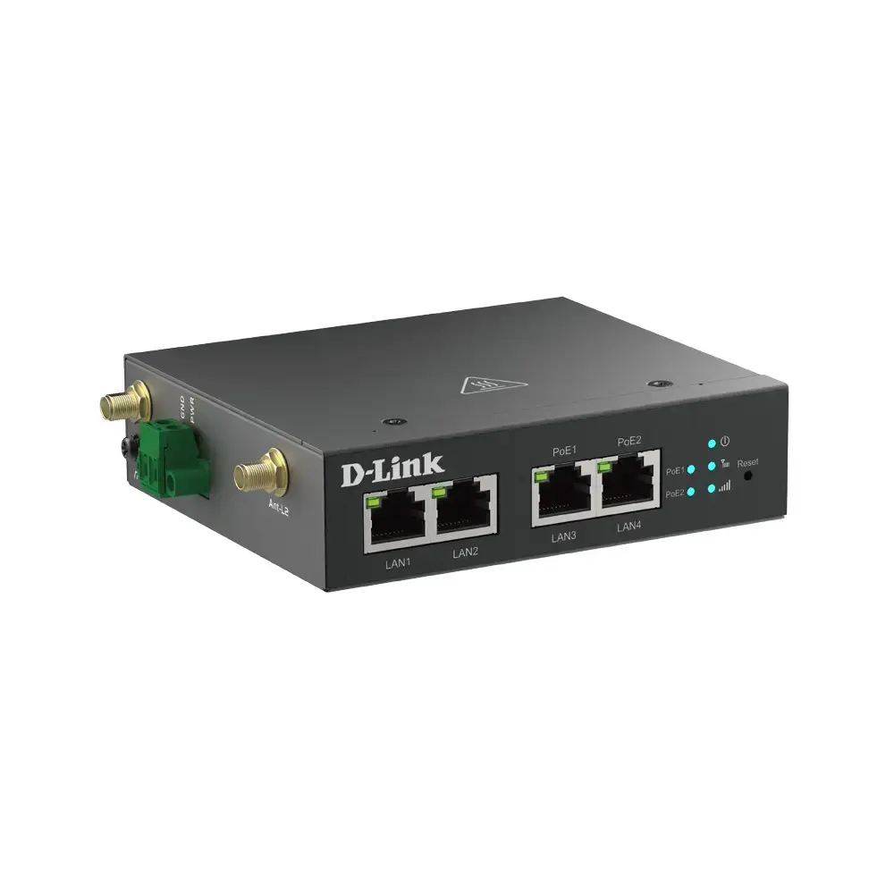 Router - D-Link - 4G LTE M2M VPN PoE+ Router - Sort - Køb billigt på ...