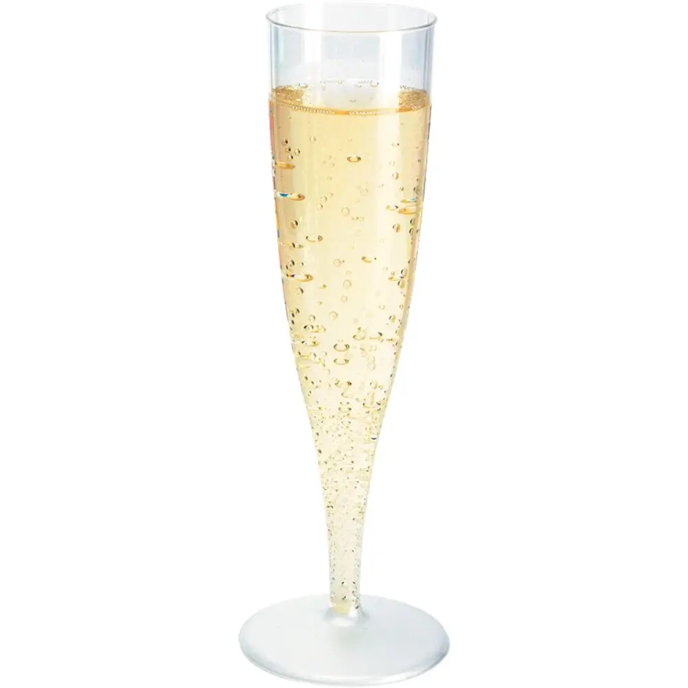 Op Sydøst Valg Engangs champagneglas på fod - 13,5 cl - 100 stk - Køb billigt på  Grafical.dk
