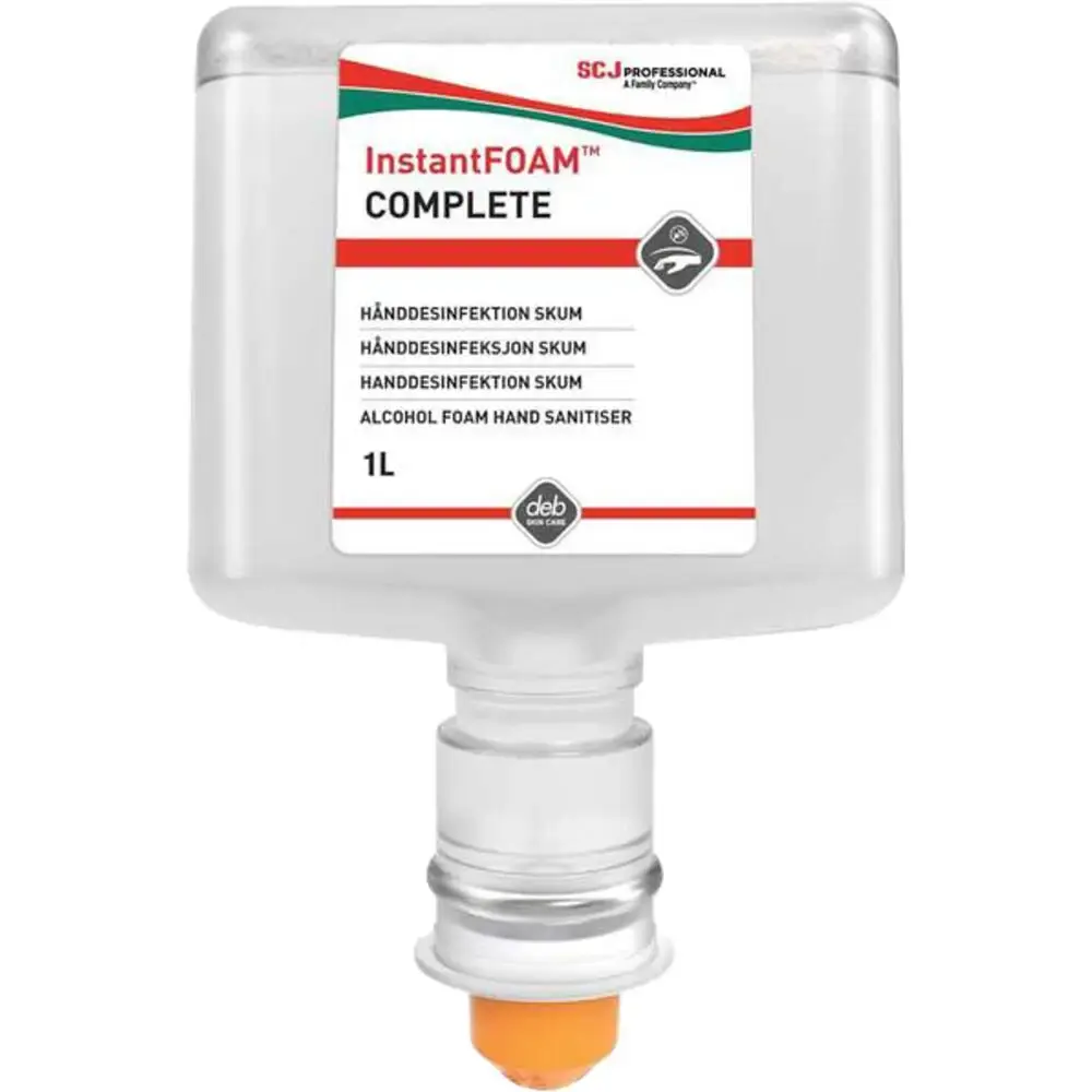 Hånddesinfektion SC Johnson InstantFOAM Complete 1000 ml 80% ethanol ...