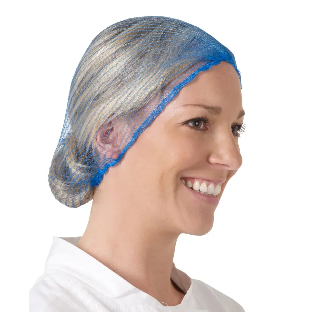 Hårnet blå på bøjle mindre mønster 2 ringe af 50 stk. - 100 stk - Køb ...