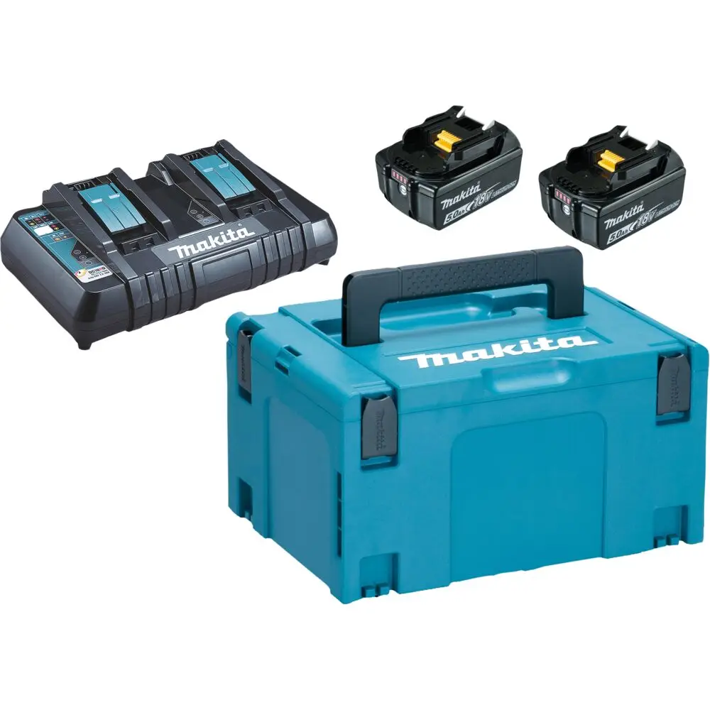 Makita Batteripakke LXT 18V blå 2x 5,0Ah - Køb billigt på Grafical.dk
