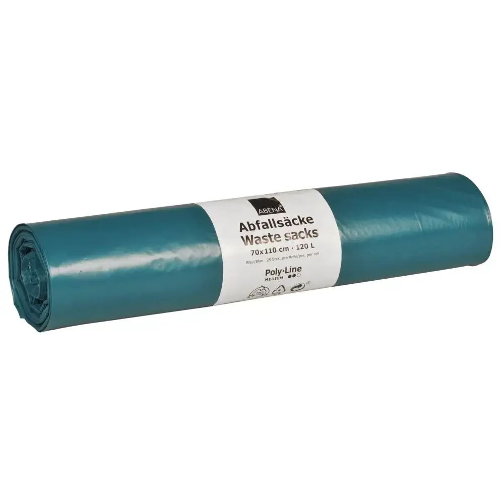 Müllsäcke Mit Zugband, LDPE 120 L 100 Cm X 70 Cm Blau