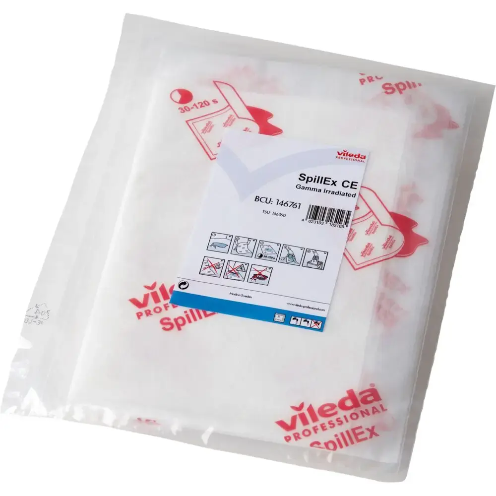 Spildmoppe - Vileda Cleanroom Spillex CE - 54x37 cm - Nonwoven/PE ...