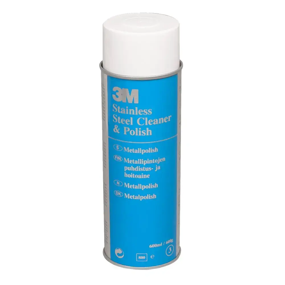 Stålpleje 3M - 600 ml - Smuds- og fedtafvisende pleje til rustfri stål ...