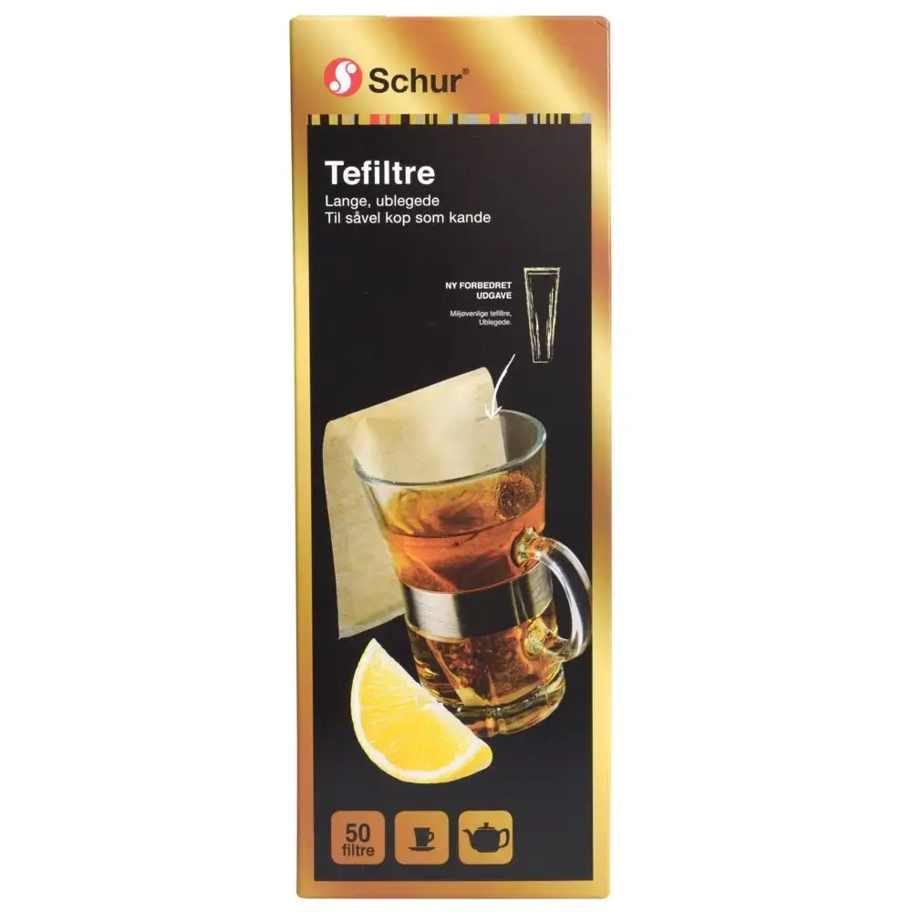 Tefilter Schur filterpapir ubleget - 1000 stk - Køb billigt på Grafical.dk