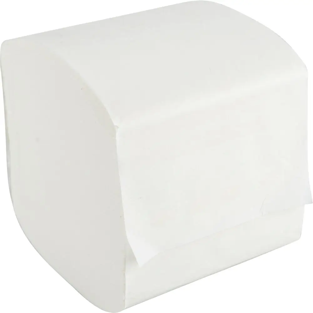 Toiletpapir i ark Bulkysoft 2lags 21x9,6cm hvid 100 nyfiber 9000 stk