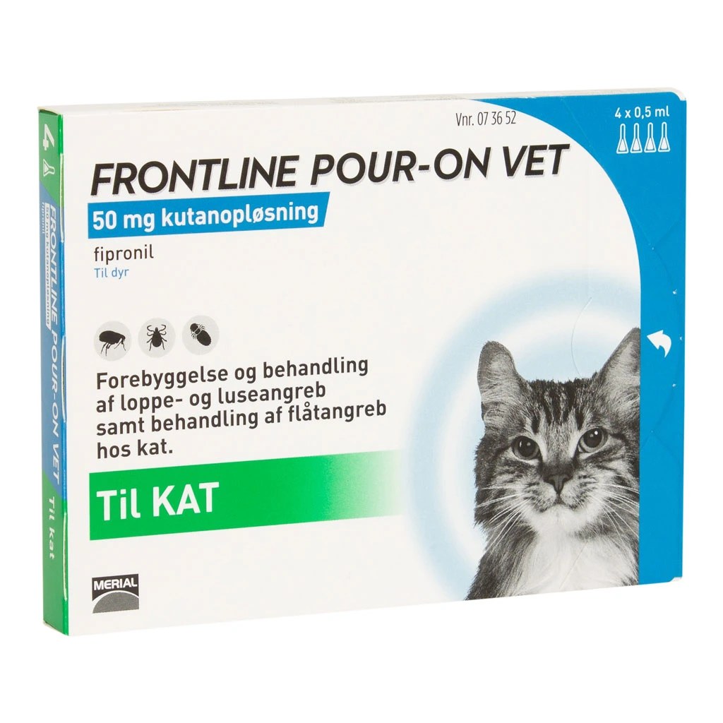 bue mammal give Frontline Kat 4X0,50 Ml | Loppemiddel til katte