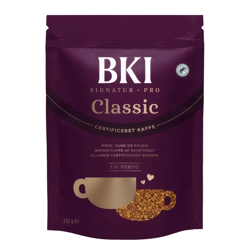 Kaffe BKI Instant Classic RFA i Pose 250 gr
