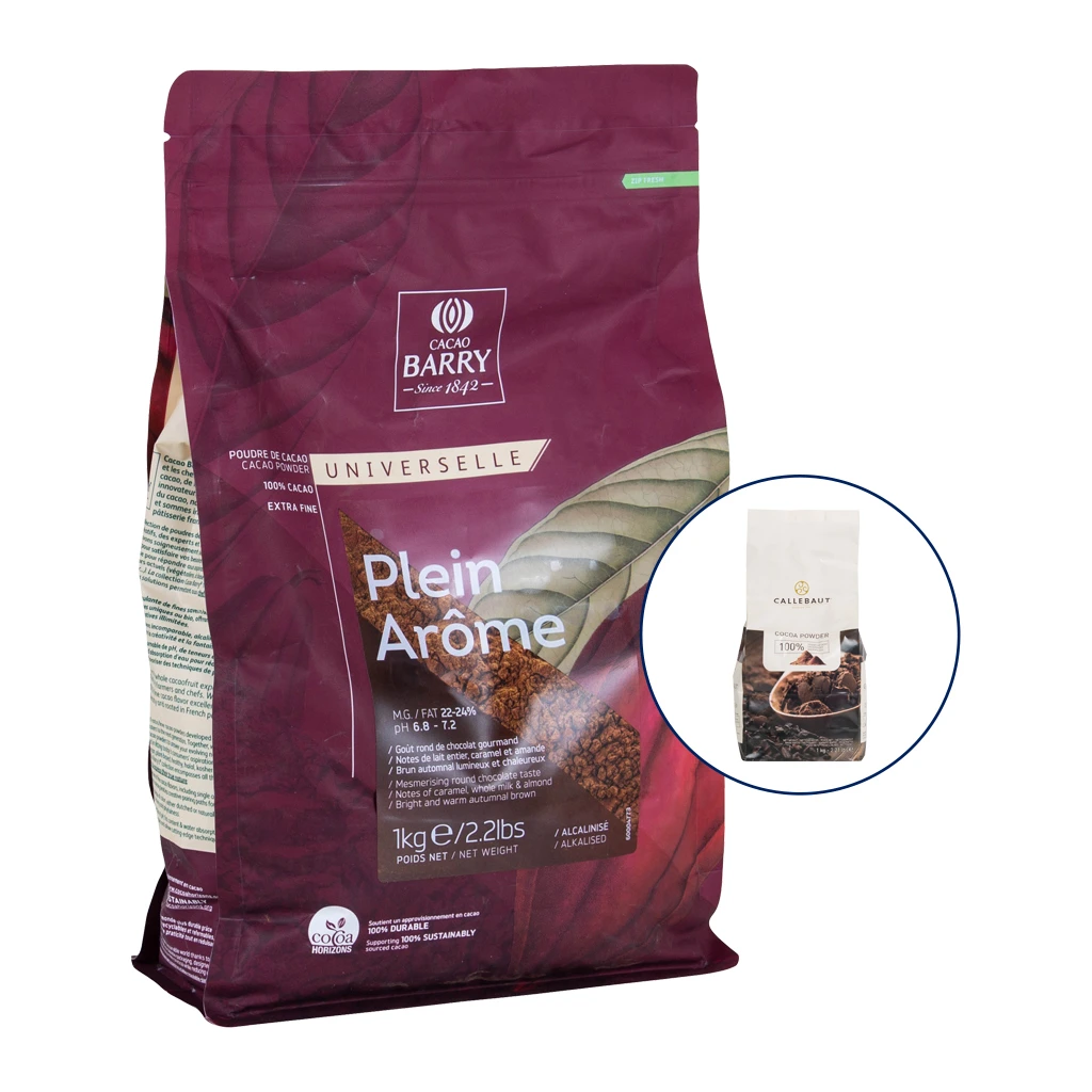 Kakaopulver Barry (Callebaut) - 1 kg Kakaopulver Barry (Callebaut) - 1 kg