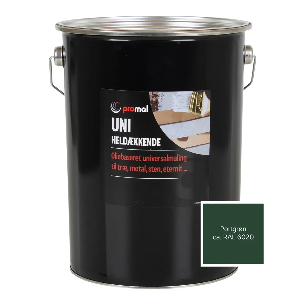 Maling Promal Universal træ og metal | Linoliealkyd | Grøn | Glans 30