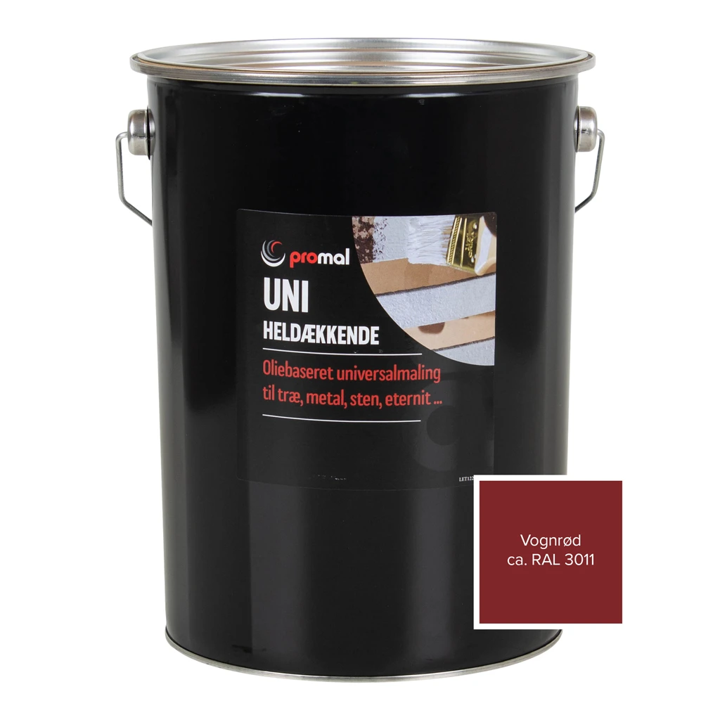Maling Promal Universal træ og metal | Linoliealkyd | Rød | Glans 30