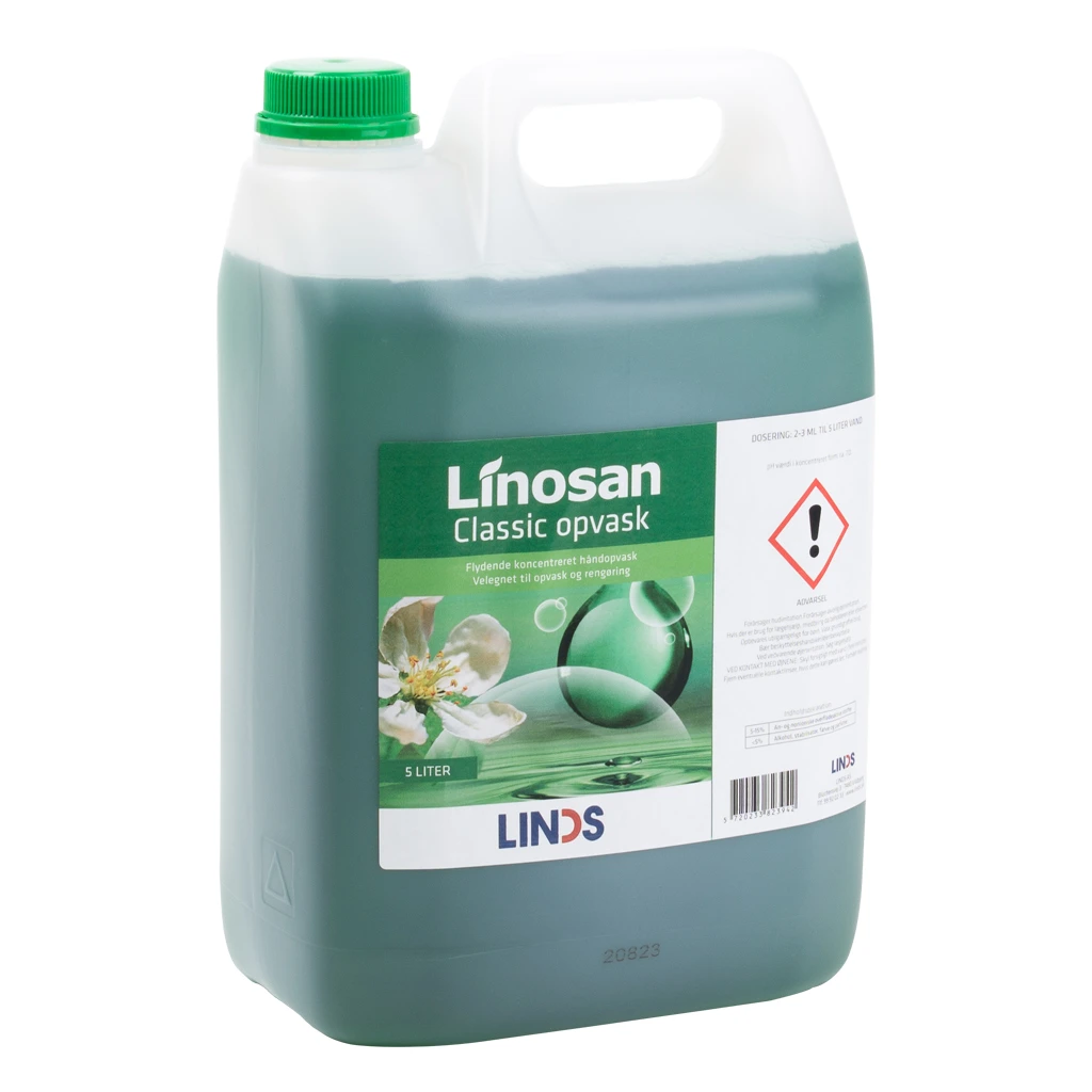 Linosan Classic Opvask 5 | Drøj i brug og mild hænderne