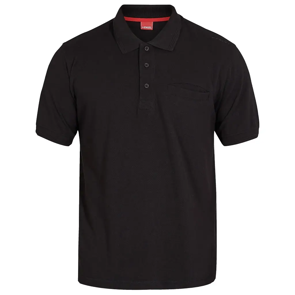 Poloshirt Extend ENGEL, Sort | Køb ENGEL arbejdstøj på LINDS.dk