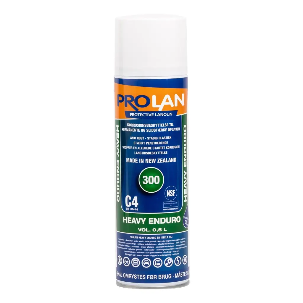 Rustbeskyttelse ProLan 300 Heavy Enduro spray, 500 ml