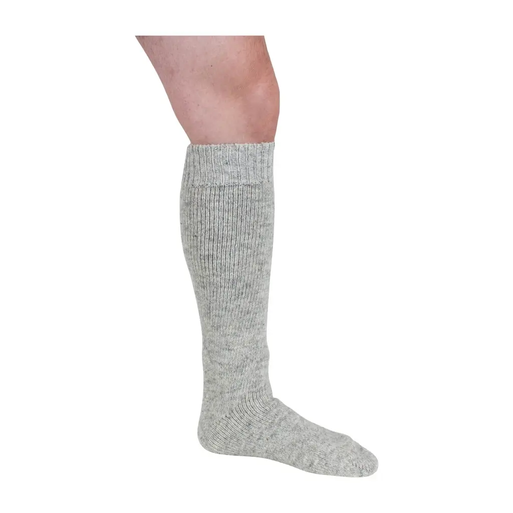MP Women Strømper - 59550 Uld Rag Sokker i Light Grey Melange main image 0