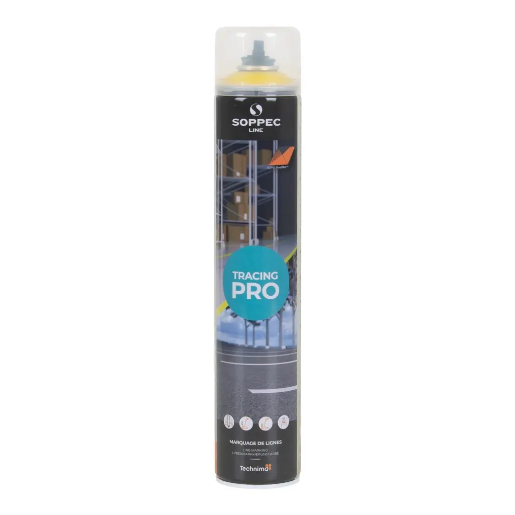 Vej/mærkespray Soppec Tracing Pro Gul 750 ml | Køb på LINDS.dk