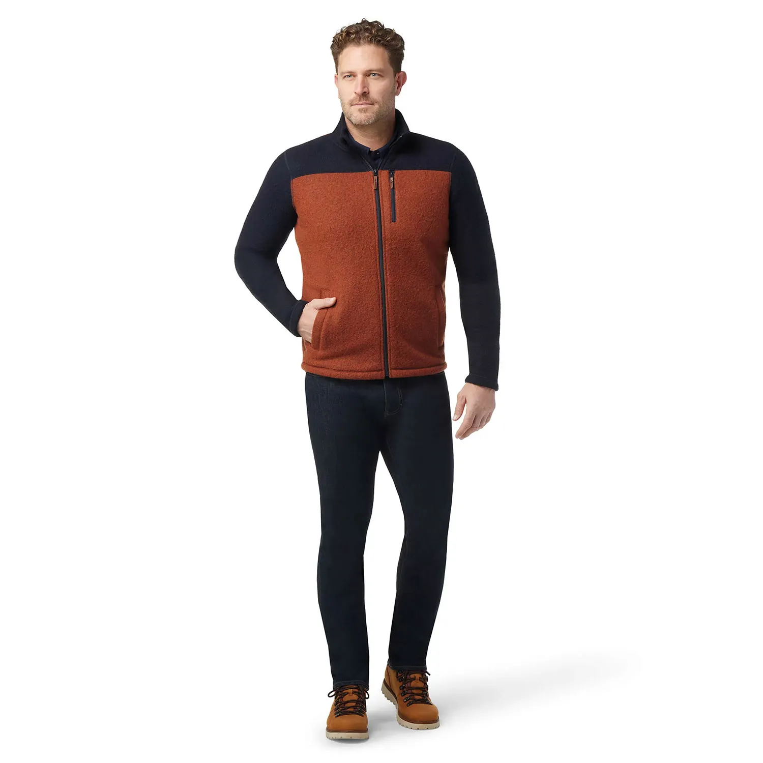 Smartwool Mens Hudson Trail Fleece Full Zip Jacket