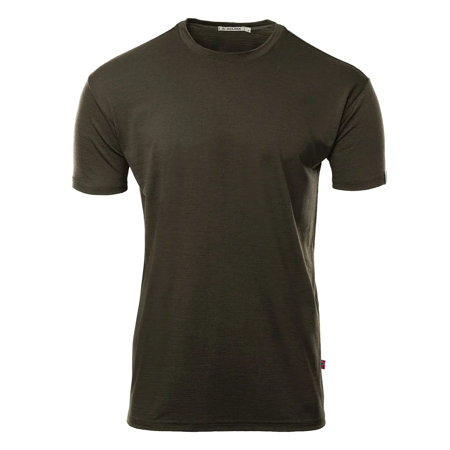 Klassisk T-shirt til herrer i let og blød LightWool 180 fra Aclima.